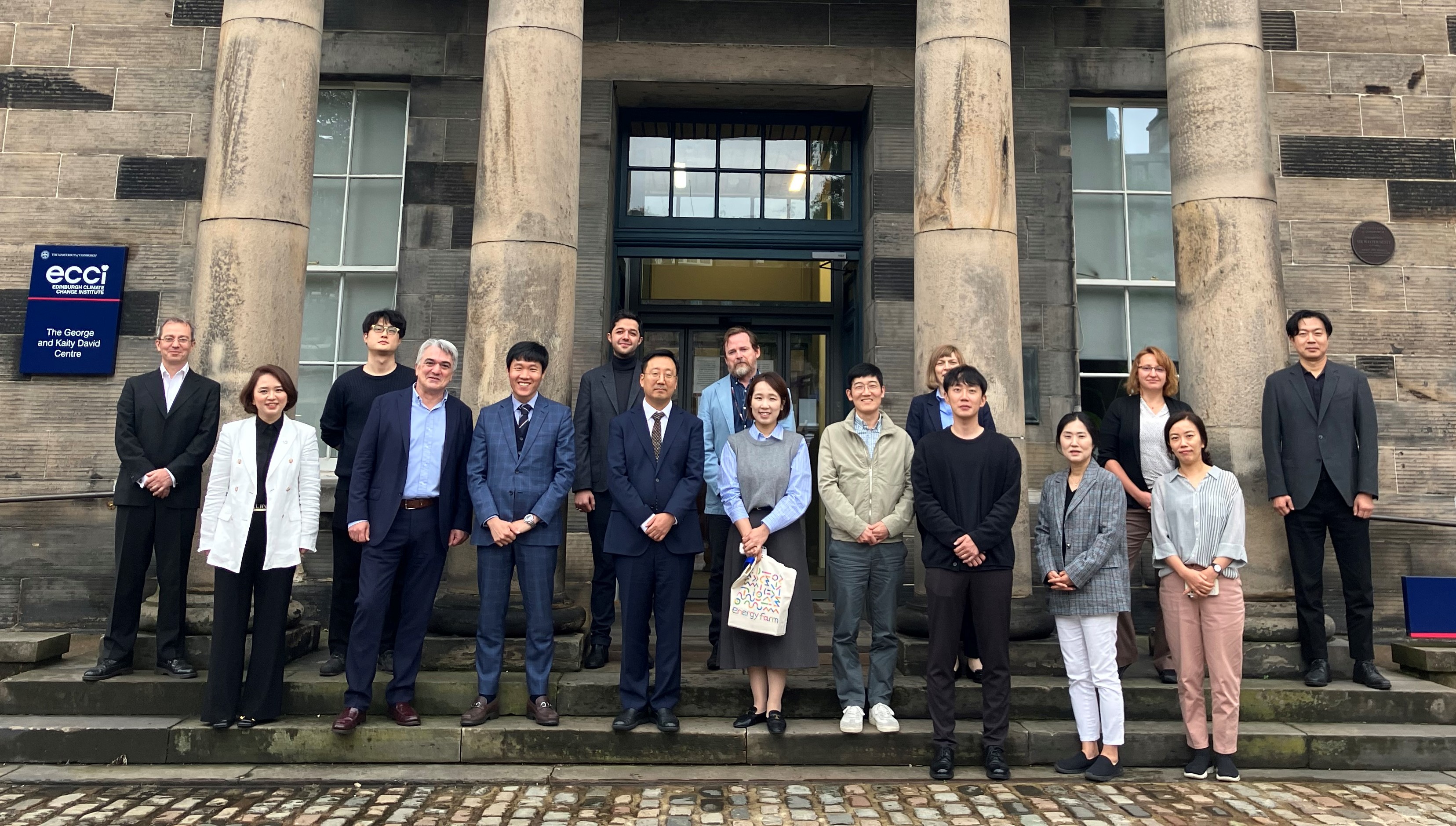 Korean delegation and SCCS at ECCI in Edinburgh logo