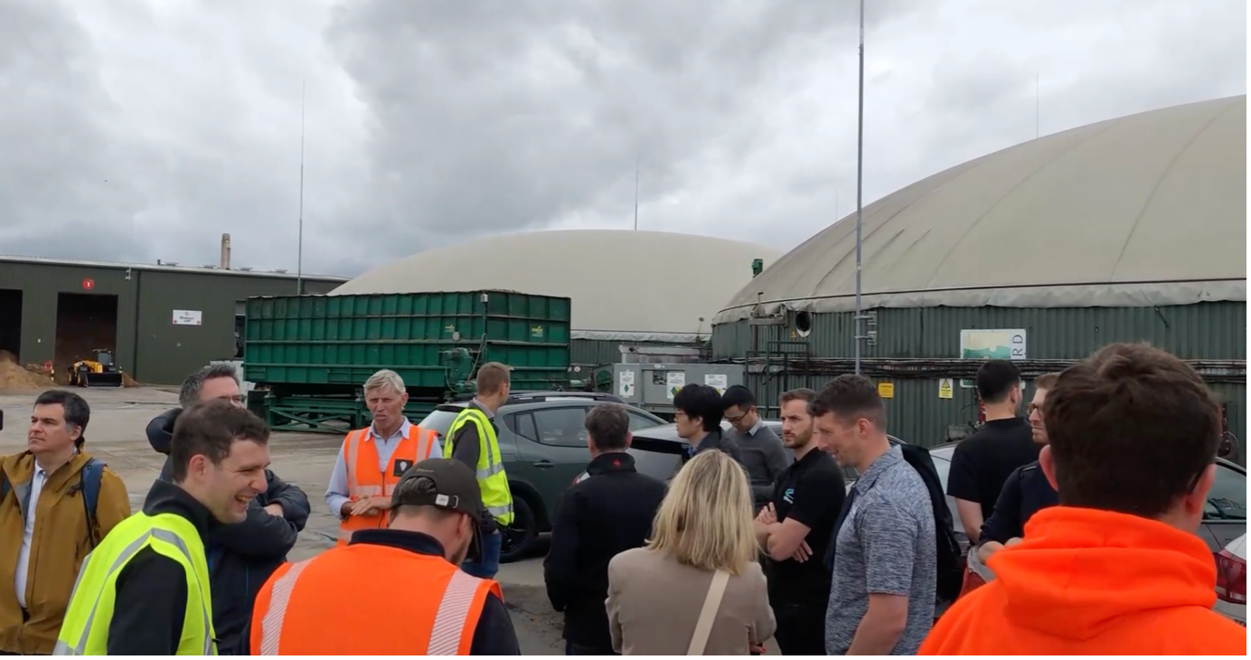 Springhill’s two AD (biodigester) tanks. Image credit: SCCS