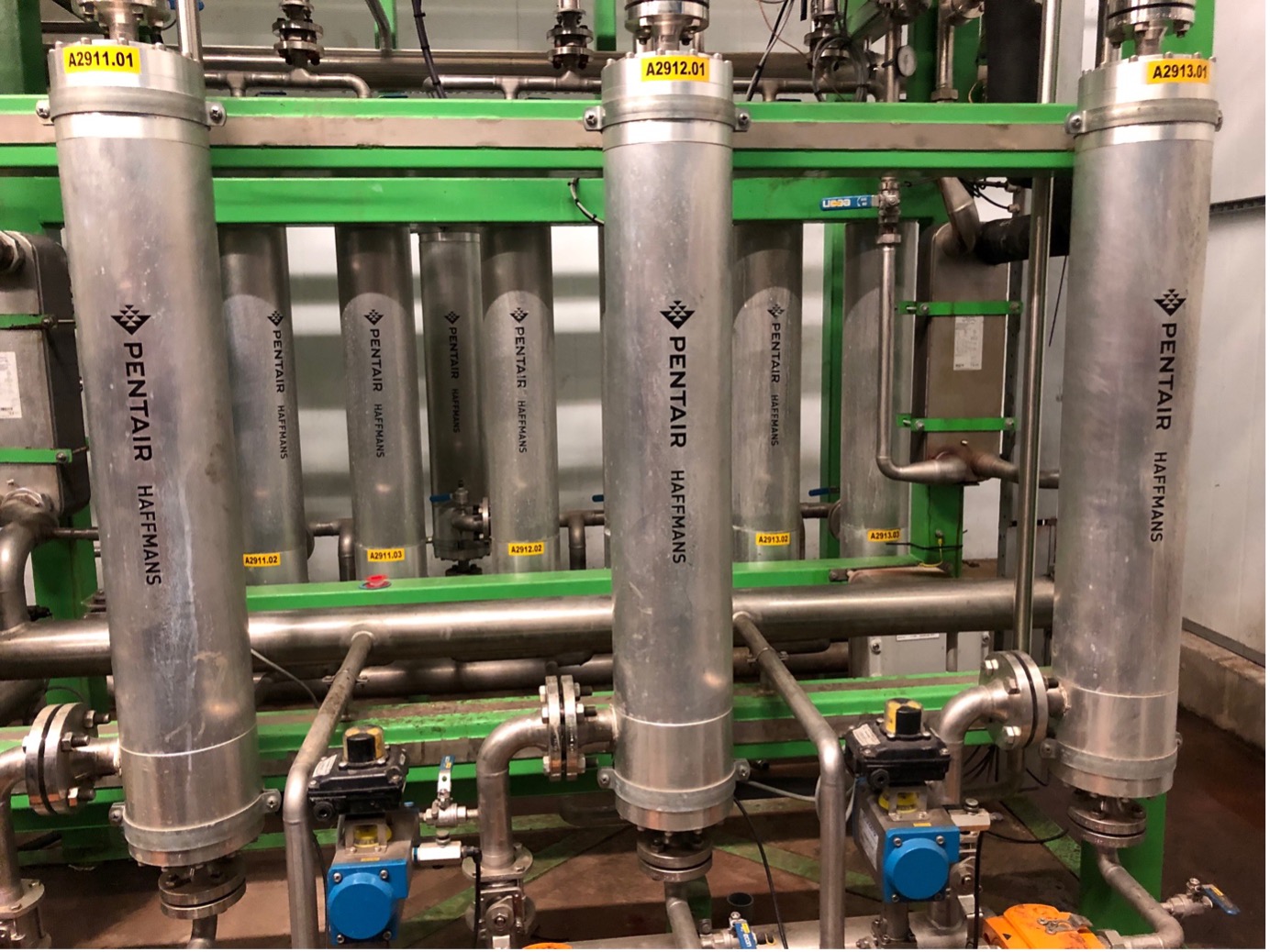 Springhill’s Pentair biogas processing system. Image credit: SCCS